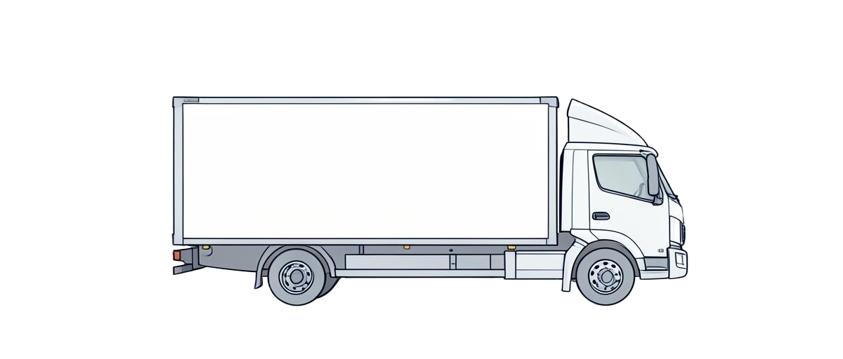 Moving truck traveling nationwide